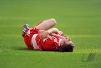 Fussball 1. Bundesliga : Enttaeuschung Thomas Mueller (FCB)