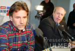 Reiner Calmund praesentiert Thomas Hoerster als Trainer-Nachfolger von Klaus Toppmoeller
