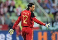 Fussball International EM 2012 - Testspiel :  Tim WIESE (Deutschland)