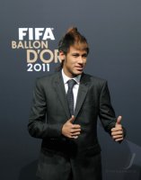Fussball International  FIFA Ballon d Or 2011: Neymar (Brasilien)