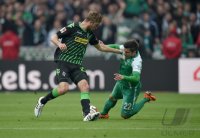 Fussball, 1. Bundesliga  Saison 2014/2015: SV Werder Bremen - Borussia Moenchengladbach