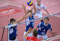 Volleyball  1. Bundesliga  14/15:  TV Rottenburg - VfB Friedrichshafen