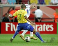 Fussball WM 2006: Brasilien - Frankreich