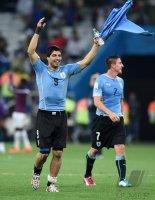 FUSSBALL WM 2014: JUBEL Luis SUAREZ (Uruguay)
