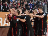 Fussball 1. Bundesliga Saison 14/15: JUBEL FC Bayern Muenchen