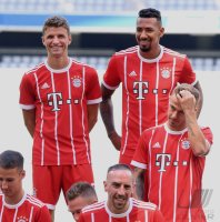 Fussball 1. Bundesliga 2017/2017: Fototermin beim FC Bayern Muenchen