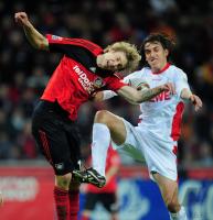 FUSSBALL, 1. BUNDESLIGA, 24. Spieltag: Leverkusen - Koeln