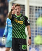 Fussball, 1. Bundesliga  Saison 2014/2015: Hamburger SV - Borussia Moenchengladbach