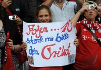 Fussball 1. Bundesliga: Fan von Arjen Robben (FCB)