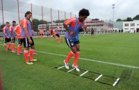 Fussball 1. Bundesliga 12/13: Training beim FC Bayern Muenchen