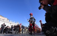 Rom; Papst Franziskus I. spricht den Urbi Et Orbi Segen