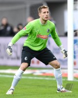 Fussball 1. Bundesliga  2012/2013: Torwart Oliver Baumann (SC Freiburg)
