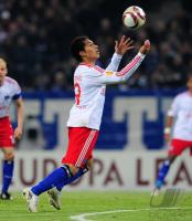 FUSSBALL, EUROPA LEAGUE: Hamburger SV, GUERRERO Einzelaktion