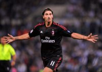 FUSSBALL SERIE A:  Zlatan Ibrahimovic (AC Mailand)