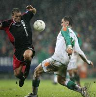 Fussball UEFA Pokal: Bremen - Ajax