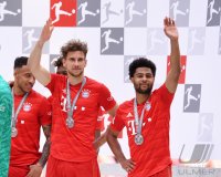 Fussball 1. Bundesliga Saison 18/19: Meister FC Bayern Muenchen