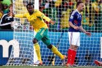 FUSSBALL WM 2010,  VORRUNDE:  Frankreich - Suedafrika