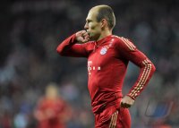 Fussball 1. Bundesliga, Saison 2011/2012:  JUBEL Arjen Robben (FC Bayern Muenchen)