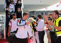 Ankunft der Deutschen Nationalmannschaft in Berlin nach dem Gewinn der Weltmeisterschaft 2014