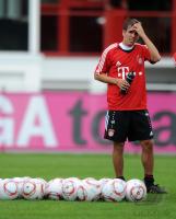 Fussball 1. Bundesliga: Training beim FC Bayern Muenchen