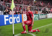 FUSSBALL  International CHL 09/10: JUBEL ROBBEN (FC Bayern  Muenchen)