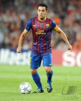 Fussball Champions League  Saison 2011/2012:  Xavi Hernandez (Barca)