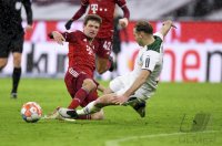 Fussball 1. Bundesliga Saison 21/22: FC Bayern Muenchen - Borussia Moenchengladbach