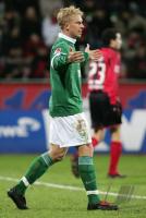 Fussball 1. Bundesliga:  Bayer Leverkusen - VFL Wolfsburg, enttaeuscht.