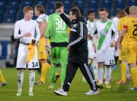 Fussball DFB Pokal Viertelfinale 13/14: JUBEL VfL Wolfsburg