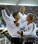 Fussball - EM-Qualifikation: Deutschland - Island, Jubel n. 1:0