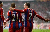 Fussball CHL  Saison 2014/2015: AS Rom - FC Bayern Muenchen