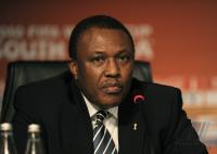 FUSSBALL WM 2010   Abschluss PK   Irvin Khoza (RSA)