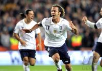 Fussball WM-Qualifikation: Jubel  Alberto GILARDINO (ITA)