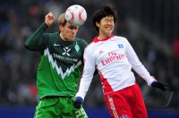 Fussball: 1. Bundesliga Saison 2010/2011: Hamburger SV - SV Werder Bremen