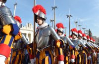 Rom;  Papst Franziskus I. spricht den Urbi Et Orbi Segen