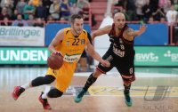 Basketball 1. Bundesliga 15/16 Hauptrunde: Walter Tigers Tuebingen - s.Oliver Baskets