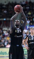 Basketball 1. Bundesliga 15/16 Hauptrunde: Walter Tigers Tuebingen - MHP Riesen Ludwigsburg