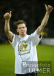 Fussball DFB-Pokal: Aachen - Muenchen, Jubel Aachen