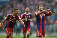 Fussball 1. Bundesliga Saison 14/15: FC Bayern Muenchen - TSG 1899 Hoffenheim