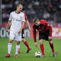Fussball 1. Bundesliga : ROBBEN (FC Bayern Muenchen) und KROOS (Bayer 04 Leverkusen)