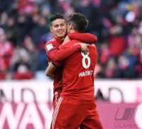 Fussball 1. Bundesliga Saison 18/19: FC Bayern Muenchen - Hertha BSC Berlin