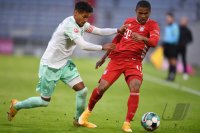 Fussball 1. Bundesliga Saison 20/21: FC Bayern Muenchen - SV Werder Bremen