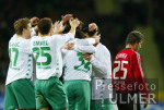 Fussball 1. Bundesliga: Leverkusen - Bremen, Jubel Bremen