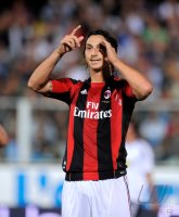 FUSSBALL SERIE A:  Zlatan Ibrahimovic (AC Mailand)