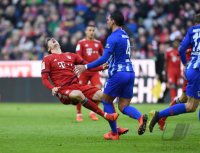Fussball 1. Bundesliga Saison 18/19: FC Bayern Muenchen - Hertha BSC Berlin