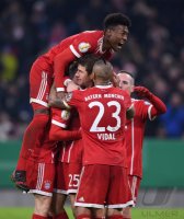 Fussball DFB Pokal Achtelfinale 17/18: FC Bayern Muenchen - Borussia Dortmund