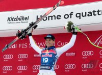 Ski Alpin Kitzbuehel 2018; Abfahrt Sieger Thomas Dressen (GER)