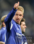 Fussball DFB Pokal: Schalke - Hannover, Jubel n, 3:1