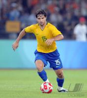 FUSSBALL  Olympia 2008  Halbfinale Maenner Argentinien - Brasilien