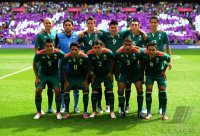 FUSSBALL Olympia 2012 FINALE: Brasilien - Mexiko